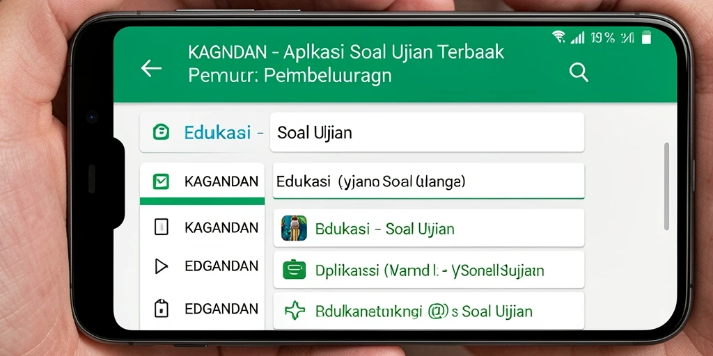 Tampilan antarmuka KAGANDAN yang interaktif dan informatif.